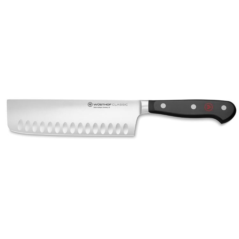 Wusthof Classic 7 inch Nakiri knife, Hollow Edge