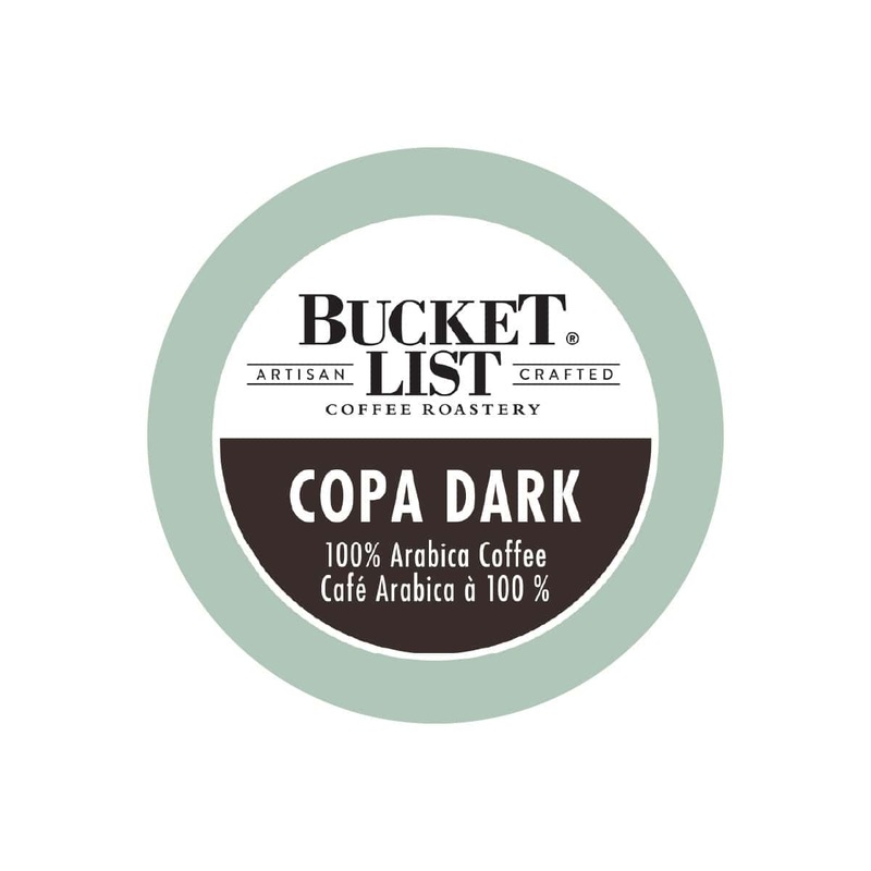 Bucket List Coffee Copa Dark Single Serve Pods (Case of 96)