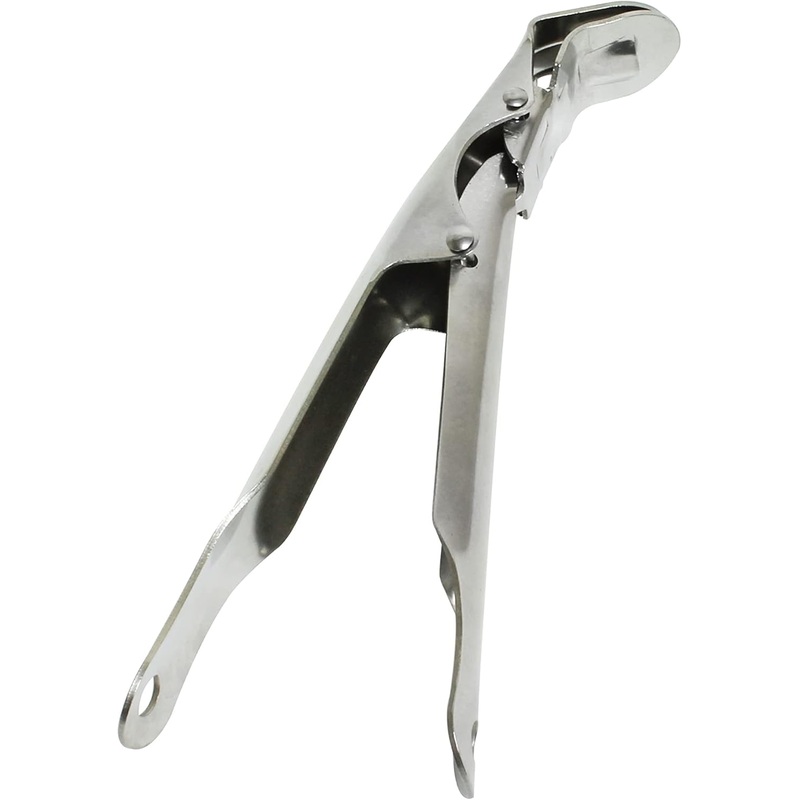 Deep Dish Pizza Pan Gripper Stainless Steel 7-2/3″ x 1-1/7″ x 2-3/4″ – Pan Tongs Gripper Clip Tongs Great for Pulling Hot Pizza Pan out of the Oven Microwave