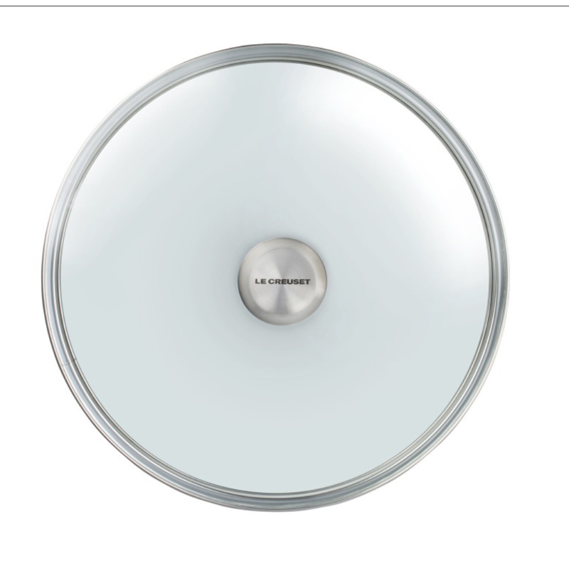 Le Creuset Glass Lid w/ Stainless Steel Knob – 12″