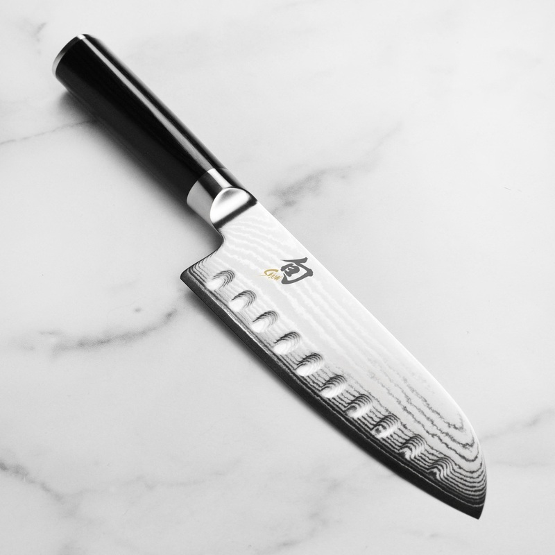 Shun Classic 7″ Hollow Edge Santoku Knife