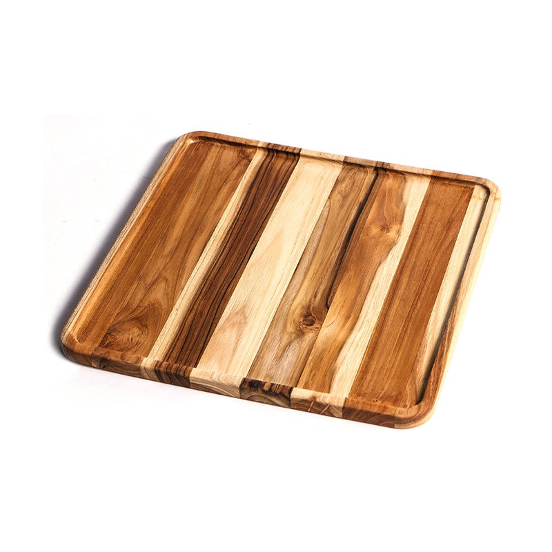 Teak Haus – ESSENTIAL SQUARE SERVING TRAY 12 x 12 x 0.5 in