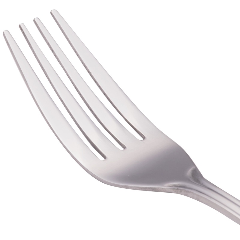 Walco 7906 Balance 7 1/4″ 18/0 Stainless Steel Heavy Weight Utility / Salad Fork – 12/Pack