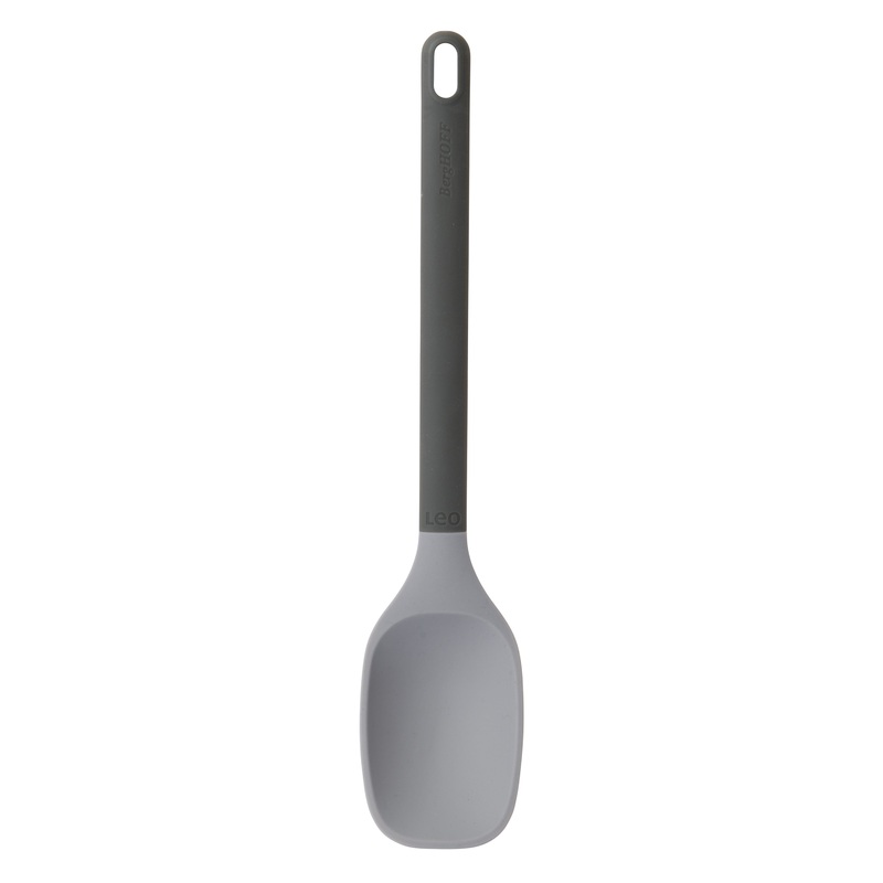 BergHOFF Leo 12.75″ Silicone Serving Spoon, Gray