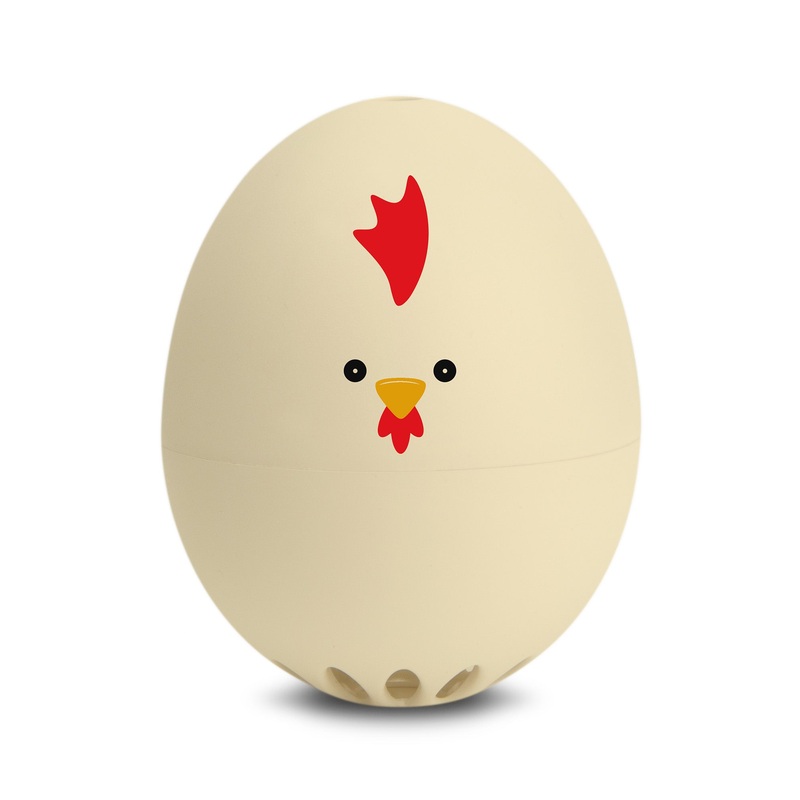 Brainstream Rooster BeepEgg Singing and Floating Egg Timer for Boiled Eggs