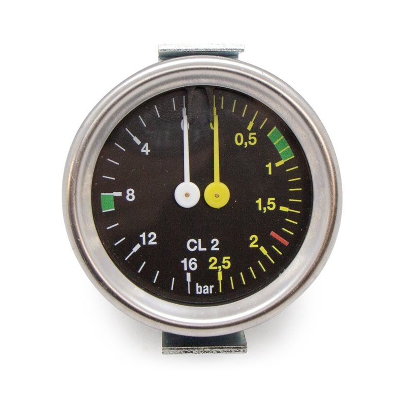 Fracino Bambino Dual Pressure Gauge  60mm- FC179M