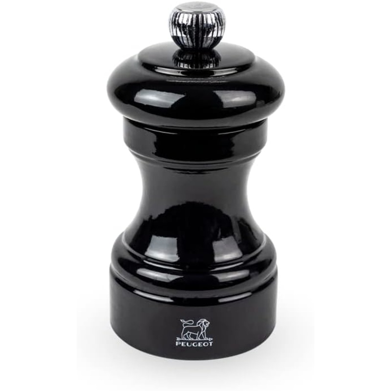 Peugeot Bistro Black Lacquer Salt Mill – 10cm/4″