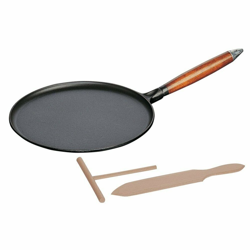 Staub 11″ Crepe Pan – Black Matte