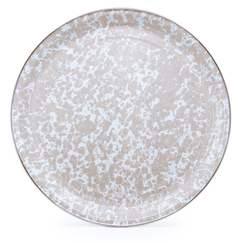 Taupe Swirl Large Tray