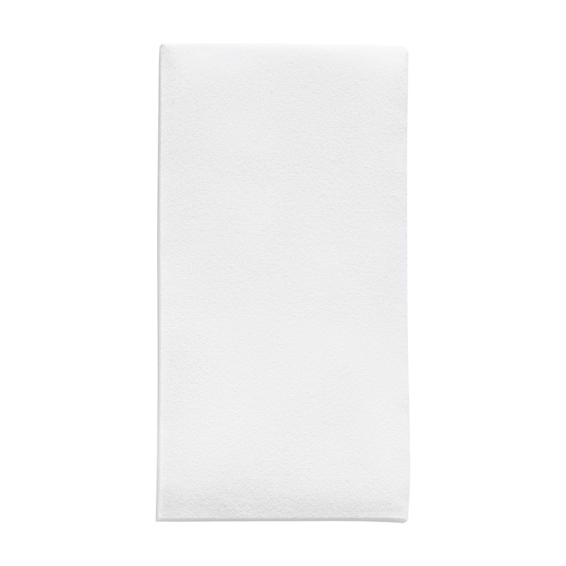 White Linen-Like Premium Paper Buffet Napkins