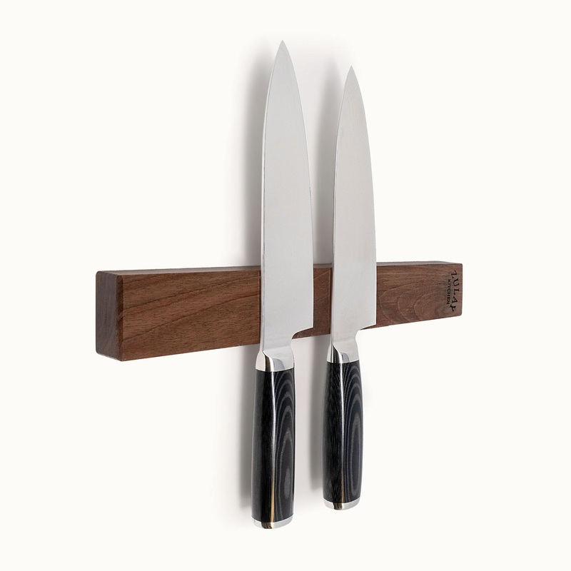 Wood Magnet Knife Strip for Kitchen