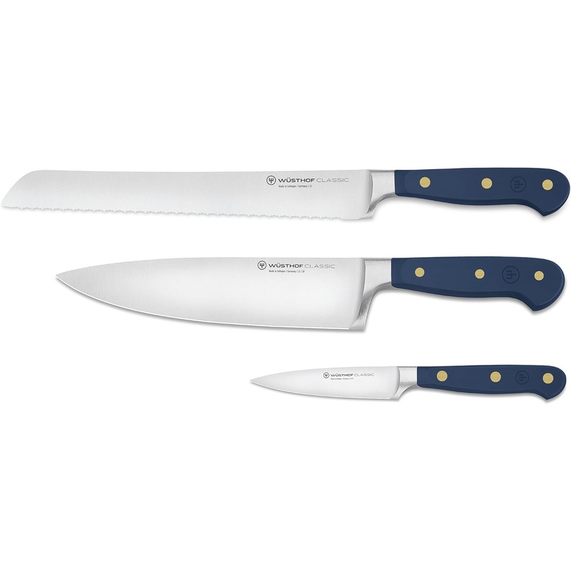 Wusthof Classic Wild Blueberry – 3 Pc. Starter Knife Set