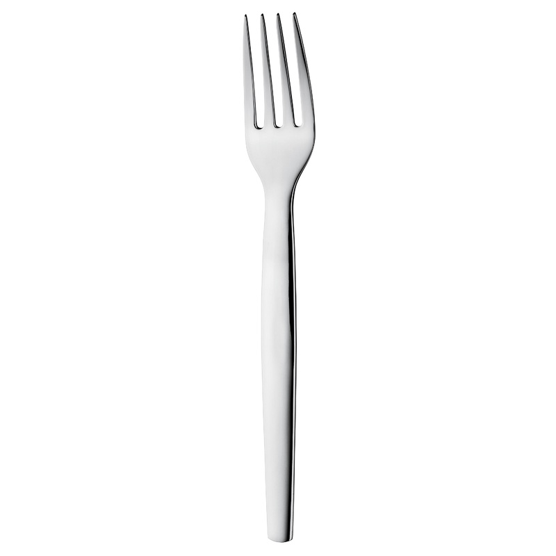 BergHOFF Essentials 12Pc Stainless Steel Dinner Fork Set, Quadro, 7.75″