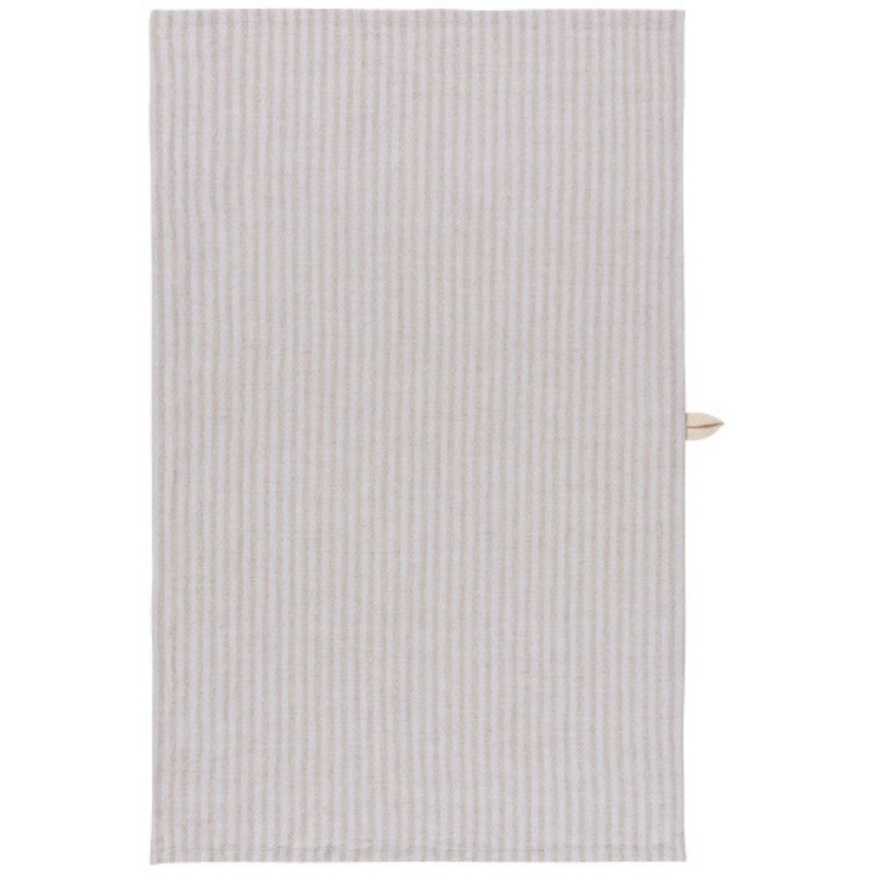 Dishtowel- Dove Gray Stripe