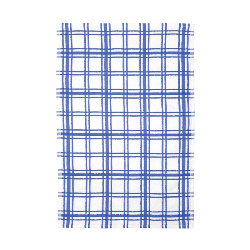 MU Kitchen Windowpane Seaside Terry Towel