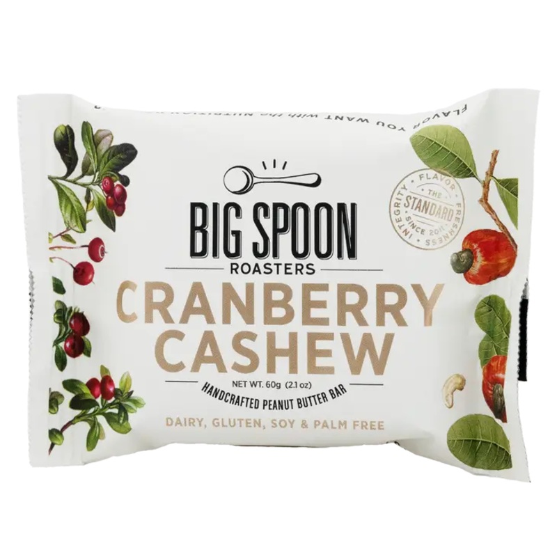 Big Spoon Roasters Cranberry Cashew Peanut Butter Bar