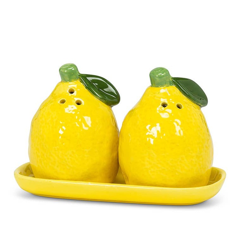 Lemon Salt & Pepper on Tray