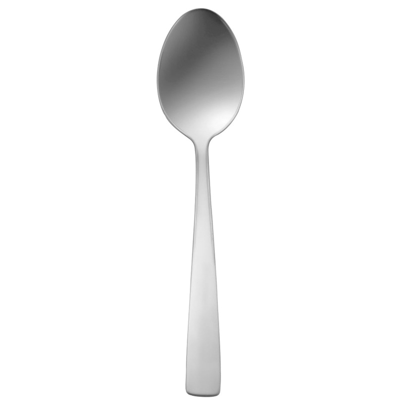 Oneida 2621SPLF Rio 6 3/4″ 18/10 Stainless Steel Extra Heavy Weight Oval Bowl Soup / Dessert Spoon – 12/Pack