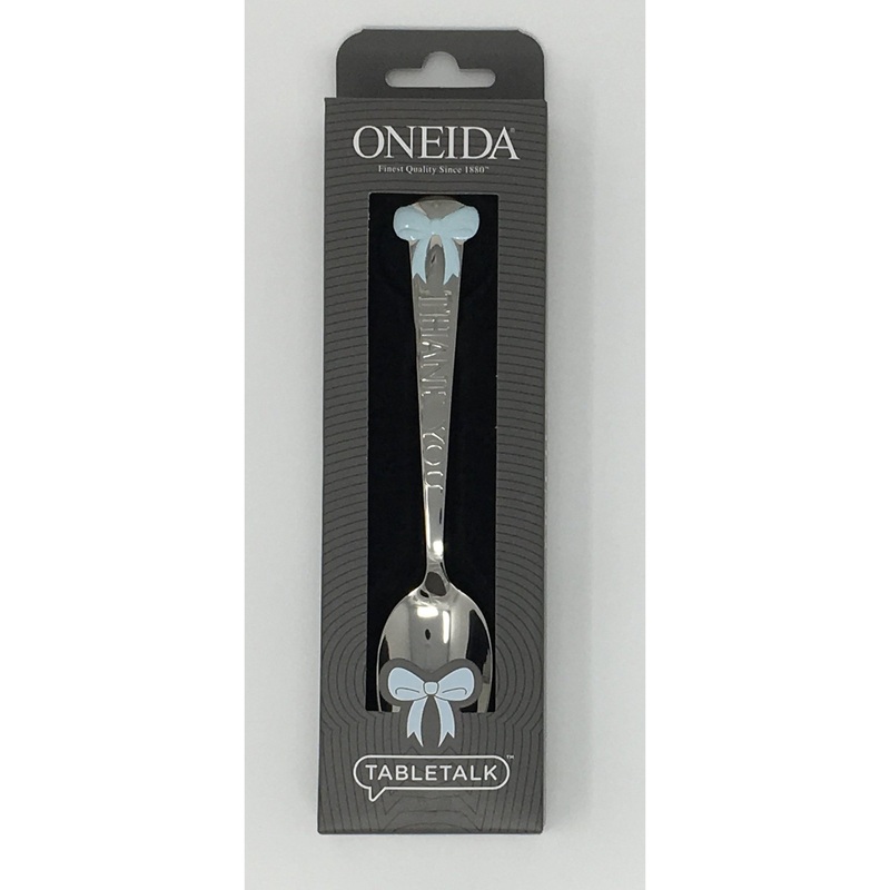 Oneida Tabletalk Thank You Spoon – Quality 18/10 Stainless in Gift Box