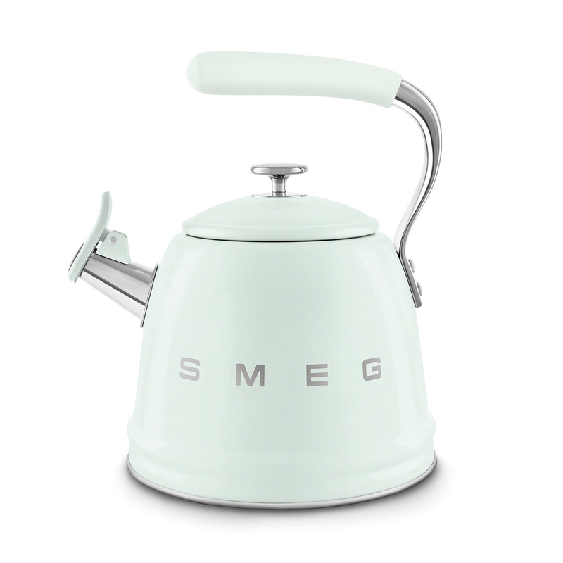 Smeg 50’s Retro Style Aesthetic Pastel Green Whistling Kettle