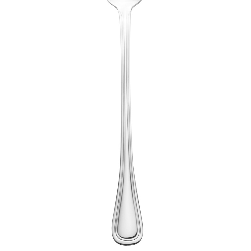Walco 3504 Lisbon 7 1/2″ 18/0 Stainless Steel Heavy Weight Iced Tea Spoon – 12/Pack