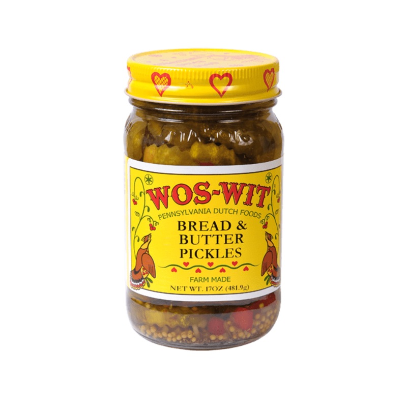 Wos-Wit Bread & Butter Pickles 17 oz
