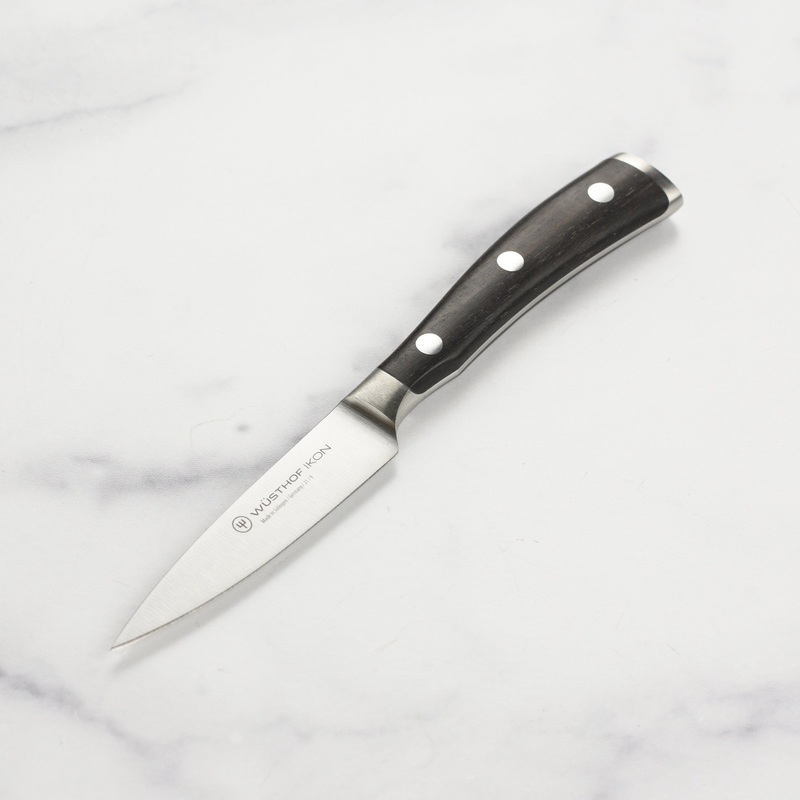 Wusthof Ikon Blackwood 3.5″ Paring Knife