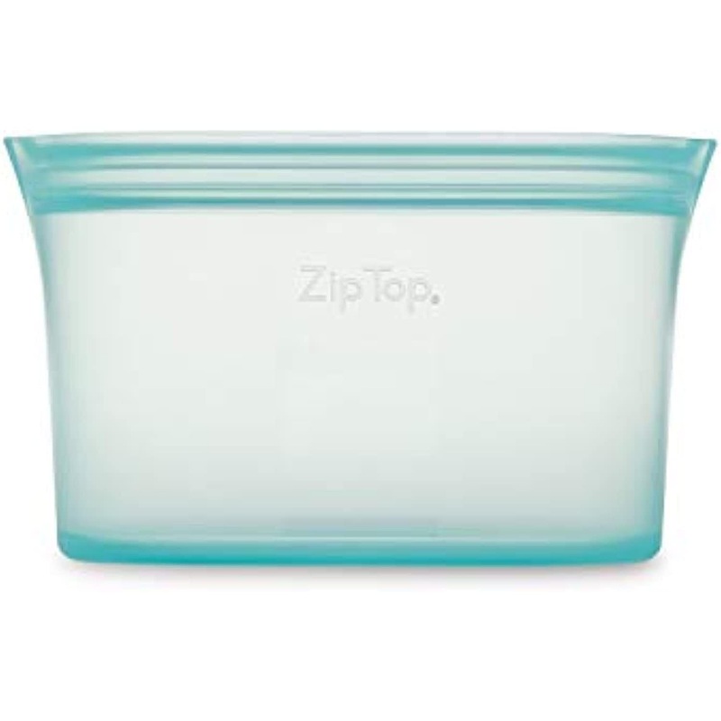 Zip Top 16oz Reusable 100% Platinum Silicone Container – Small Dish