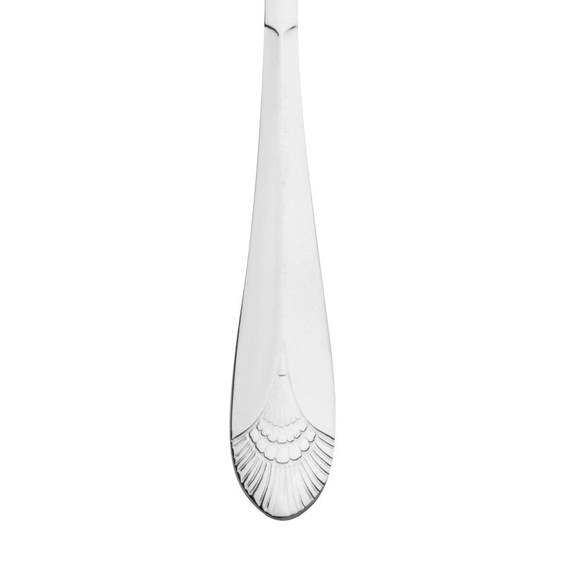 Acopa Monaca 6 1/2″ 18/8 Stainless Steel Extra Heavy Weight Butter Spreader – 12/Pack