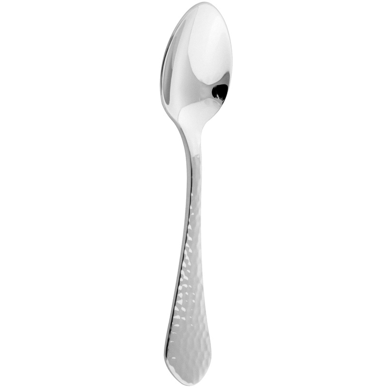 Arcoroc T8011 Stone 4 3/8″ 18/10 Stainless Steel Extra Heavy Weight Demitasse Spoon by Arc Cardinal – 12/Pack