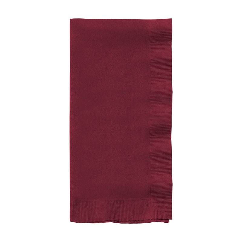 Burgundy Red Paper Dinner Napkins