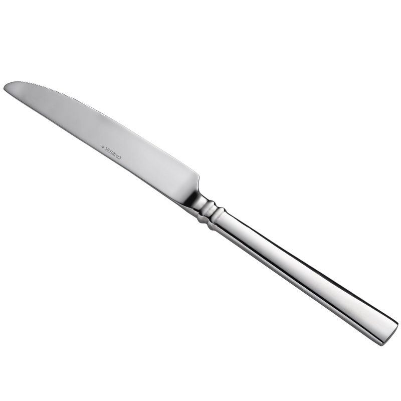 Oneida B600KDTF Shaker 9 1/2″ 18/0 Heavy Weight Stainless Steel Dinner Knife – 12/Pack