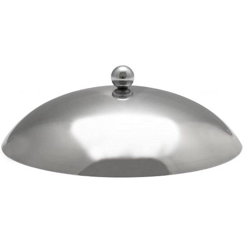 Stainless Steel Wok & Cover – Wok Cheese Melting Dome for Griddle Wok Stir Fry Pans Cover for Kitchen Home Restaurant