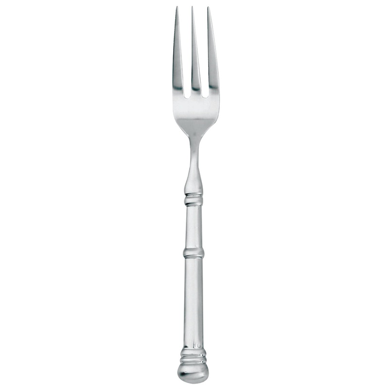 Walco S52051 Satin Soprano 8 3/8″ 18/10 Stainless Steel Extra Heavy Weight 3 Tine European Table Fork – 12/Pack