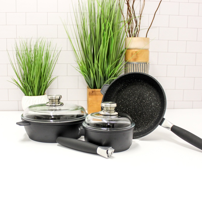 BergHOFF EuroCAST 5Pc Non-stick Starter Cookware Set