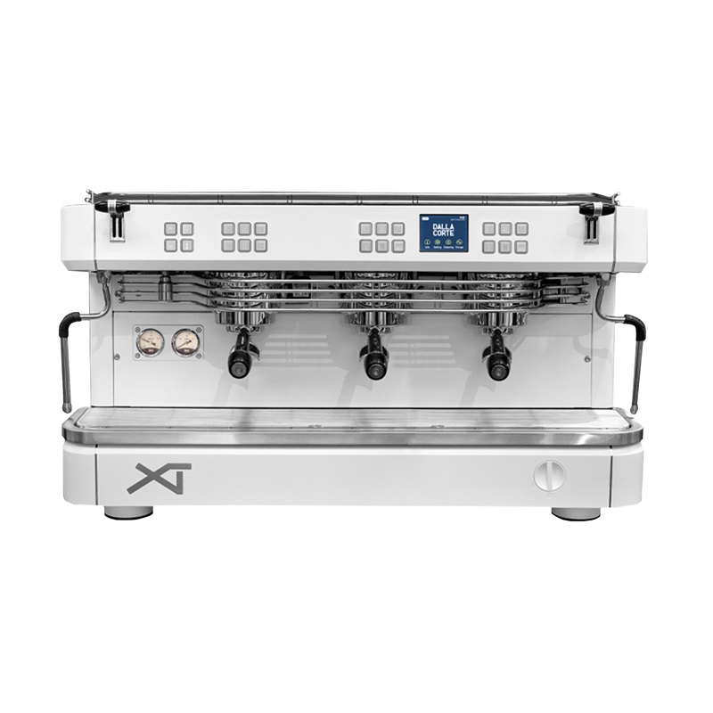 Dalla Corte XT Classic Espresso Machine – 3-Group Total White