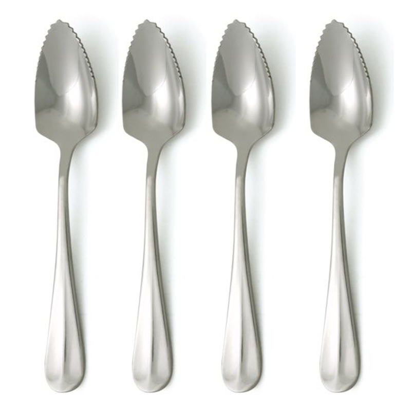 Norpro Stainless Steel Serrated Grapefruit Spoons, Set of 4