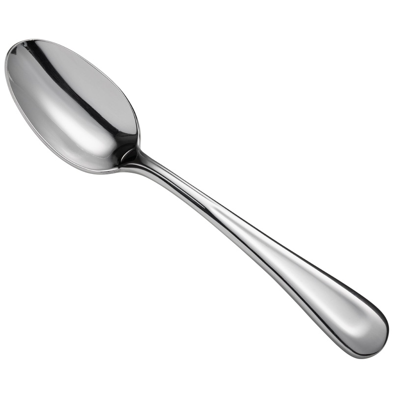 Oneida B882SFTF Acclivity 5 3/4″ 18/0 Stainless Steel Heavy Weight European Size Teaspoon – 12/Pack