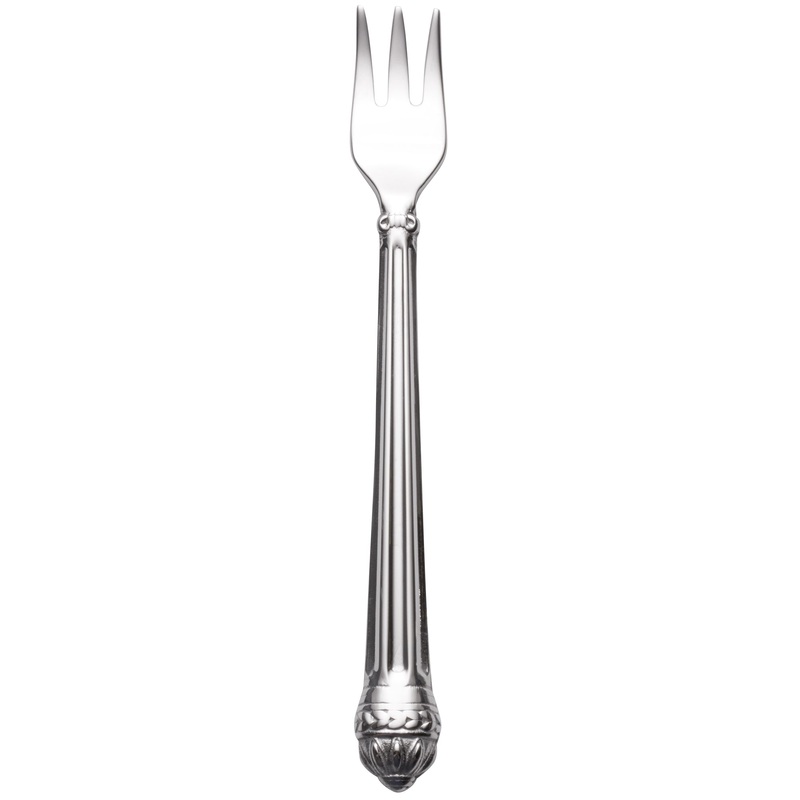 Reed & Barton RB123-029 Portico 5 5/8″ 18/10 Stainless Steel Extra Heavy Weight Cocktail Fork – 12/Pack