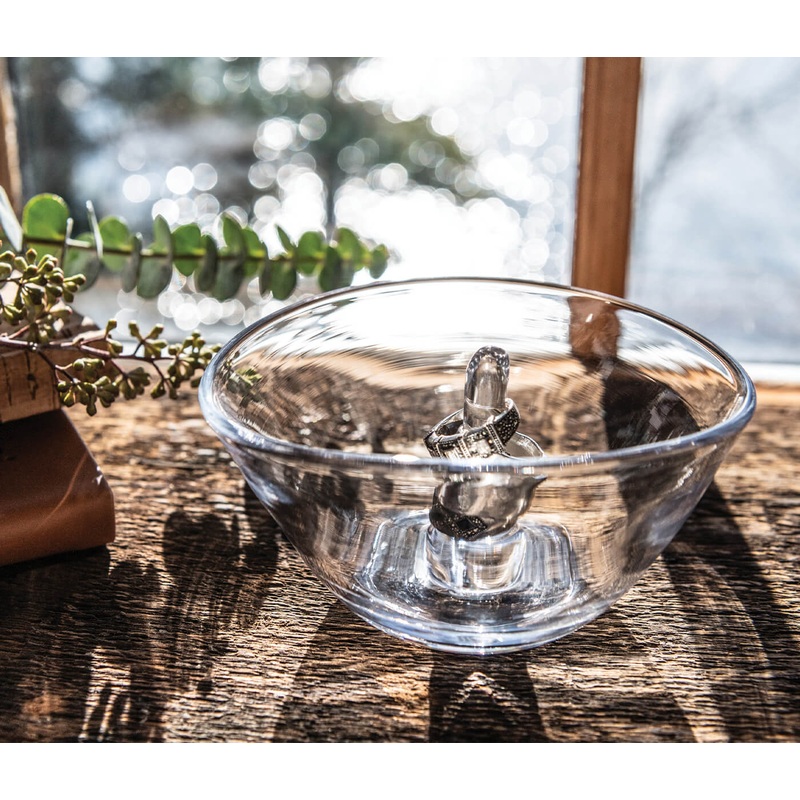 Simon Pearce Champlain Ring Holder