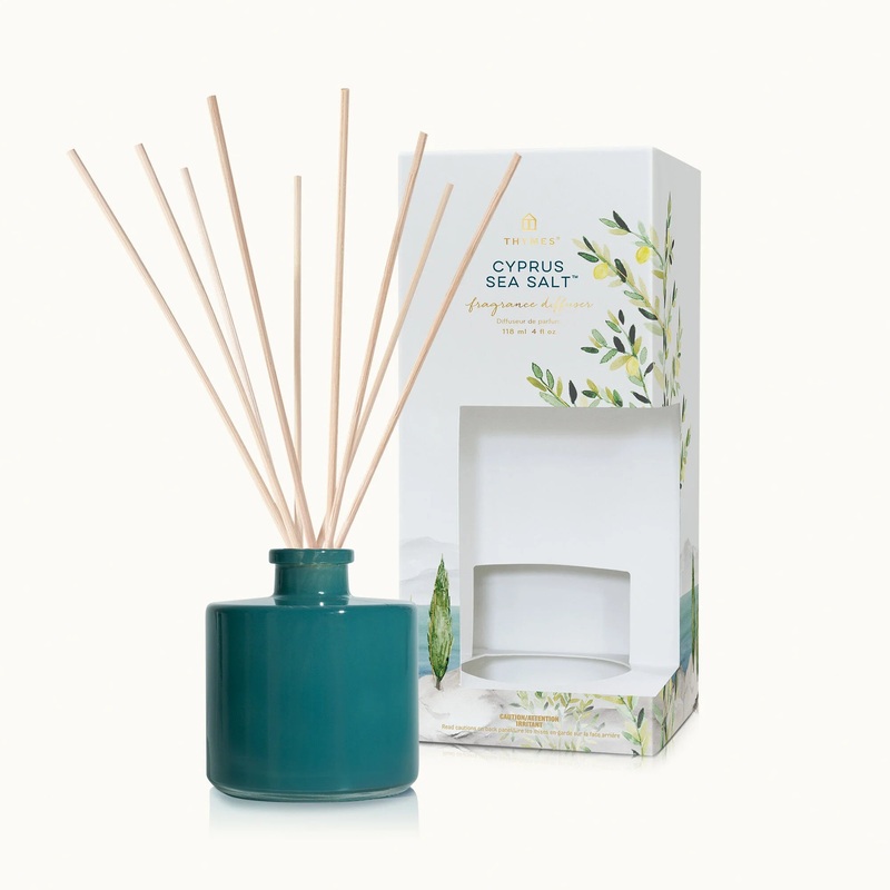 Thymes Cyprus Sea Salt Petite Reed Diffuser 4oz