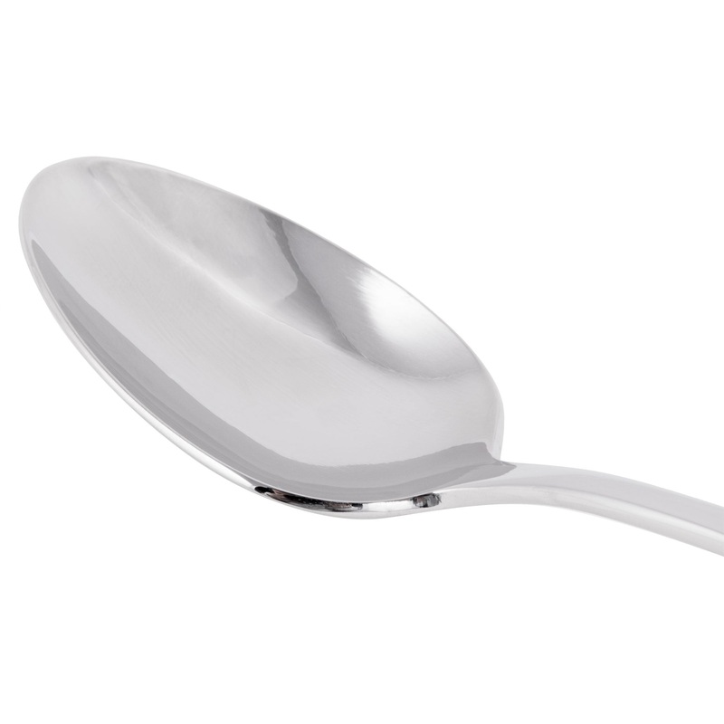 World Tableware 100 002 Baguette II 7 1/8″ 18/8 Stainless Steel Extra Heavy Weight Dessert Spoon – 12/Pack