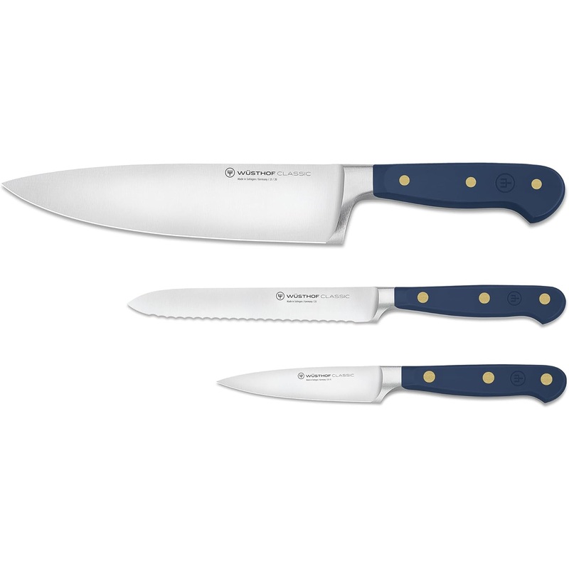 Wusthof Classic Wild Blueberry – 3 Pc. Chef’s Knife Set