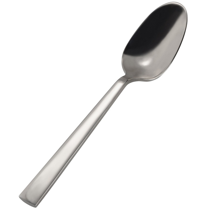 Bon Chef S3700 Roman 6 1/4″ 18/10 Stainless Steel Extra Heavy Teaspoon – 12/Pack