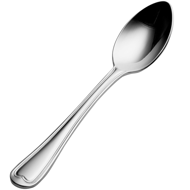 Bon Chef S600 Victoria 5 15/16″ 18/10 Stainless Steel Teaspoon – 12/Pack