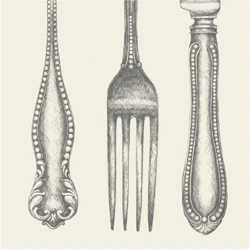 Hester & Cook Classic Cutlery Cocktail Napkins