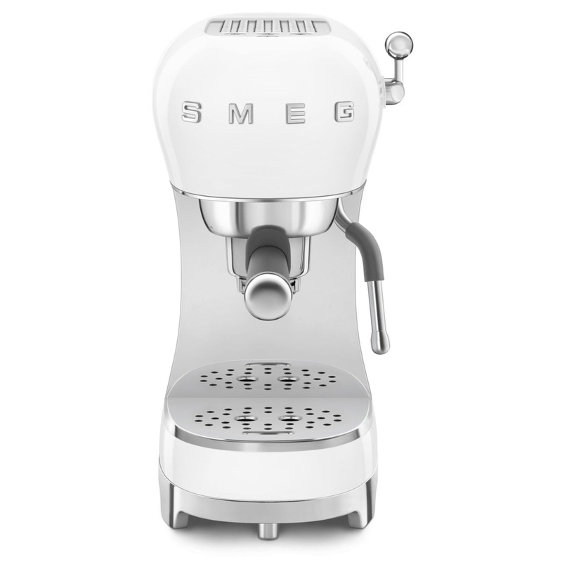 Smeg 50’s Retro Style Aesthetic Espresso Coffee Machine, White