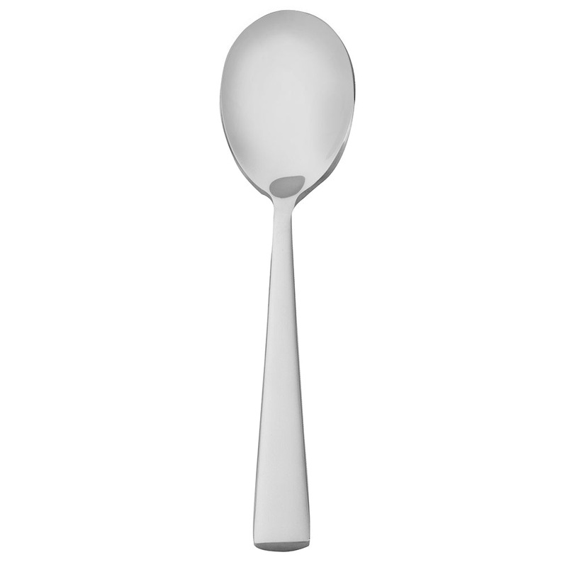 Walco AUD07 Audition 7″ 18/10 Stainless Steel Extra Heavy Weight Dessert Spoon – 12/Pack