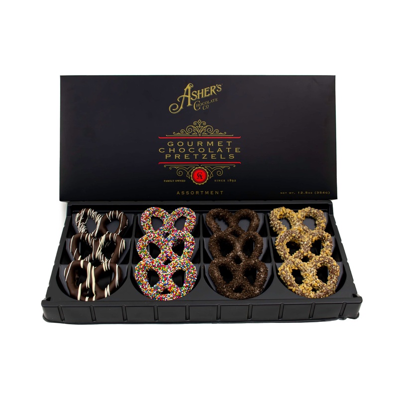 Asher’s Assorted Gourmet Pretzel Gift Box