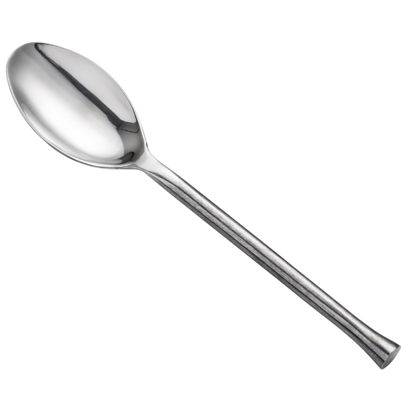 Oneida B582STBF Wyatt 9″ 18/0 Stainless Steel Heavy Weight Tablespoon / Serving Spoon – 12/Pack